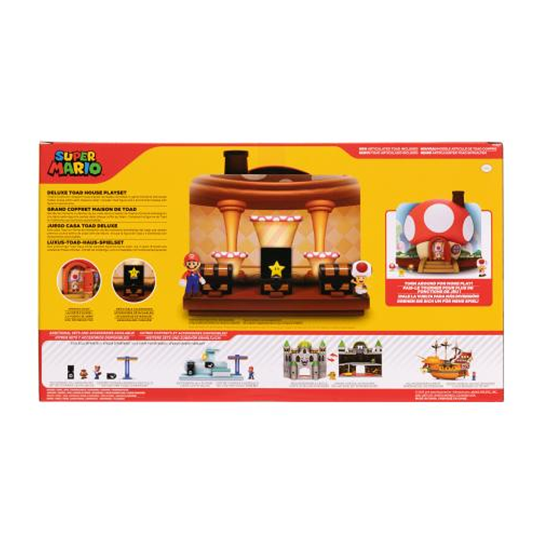 SUPER MARIO BROS: CASA TOAD PLAYSET  4