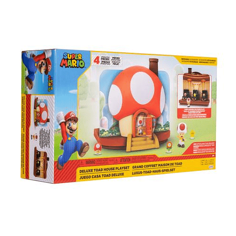 SUPER MARIO BROS: CASA TOAD PLAYSET  5