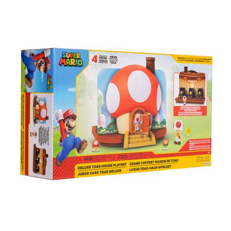 SUPER MARIO BROS: CASA TOAD PLAYSET  5