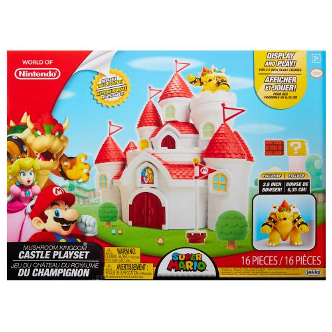 SUPER MARIO BROS: CASTILLO TOAD PLAYSET 1