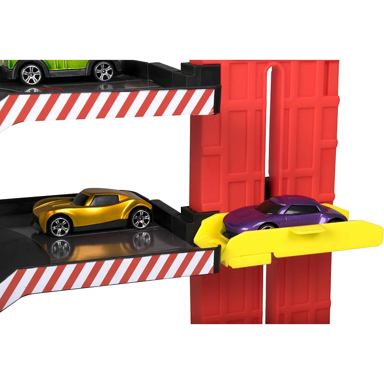 Pista Autos con Elevador + 5 Autos TZ  6