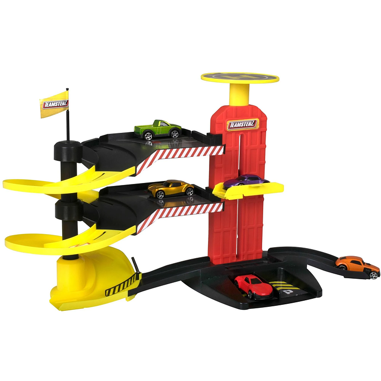 Pista Autos con Elevador + 5 Autos TZ  5