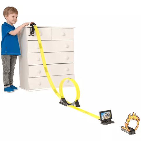 Pista Autos con Aro de Fuego + 4 Autos TZ  4