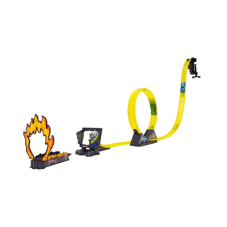 Pista Autos con Aro de Fuego + 4 Autos TZ  6