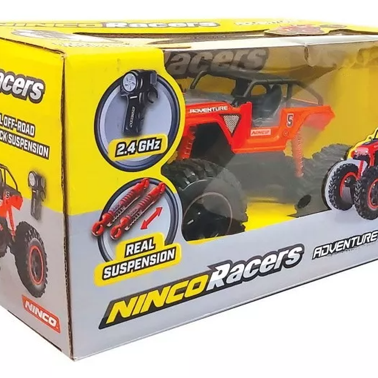 Auto Rc Adventure Nincoracer Con Suspension Rojo 5