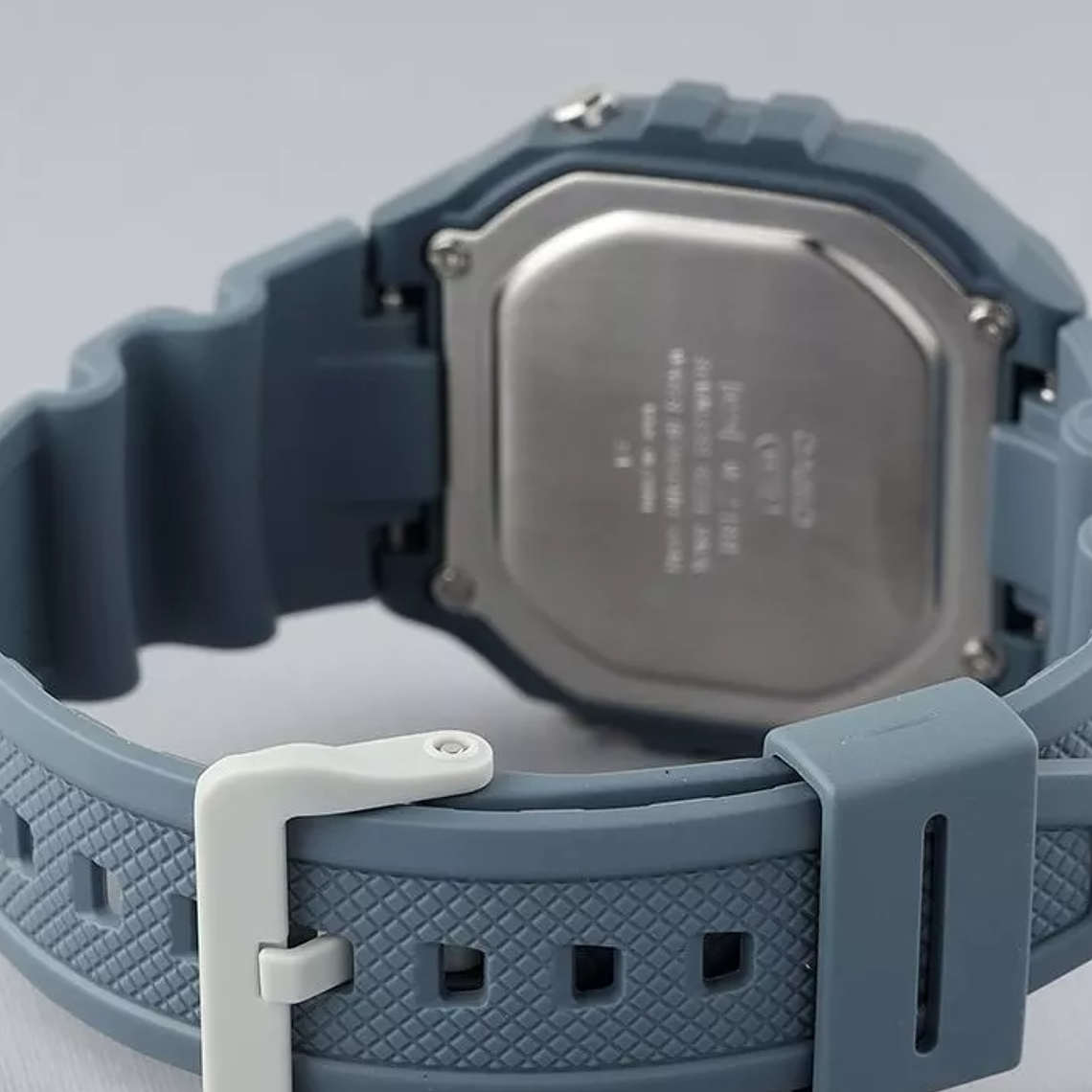 Reloj pulsera digital Casio W-218HC-2A azul 5