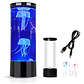 Lampara Decorativa Medusas Luz Led 16 Colores+control Remoto Estructura Negro Pantalla Transparente - thumbnail 2