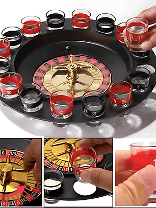 Ruleta Casino Shots Cortitos Licor Tequila