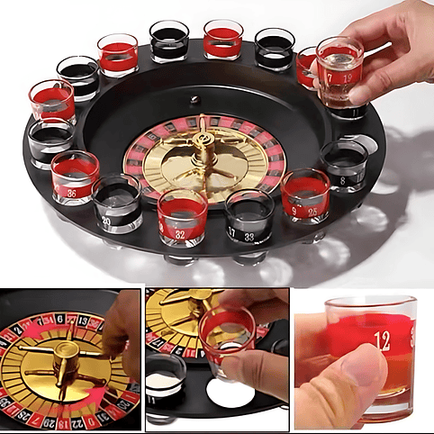 Ruleta Casino Shots Cortitos Licor Tequila 2