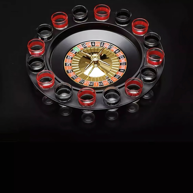 Ruleta Casino Shots Cortitos Licor Tequila 3