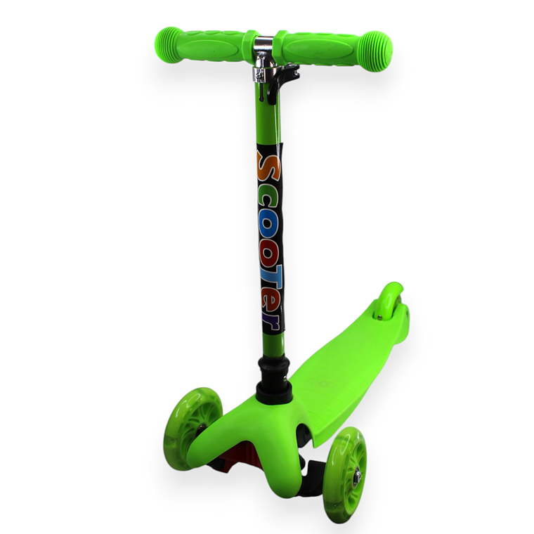 Scooter Monopatín Niño Regulable Luces Led Freno 3