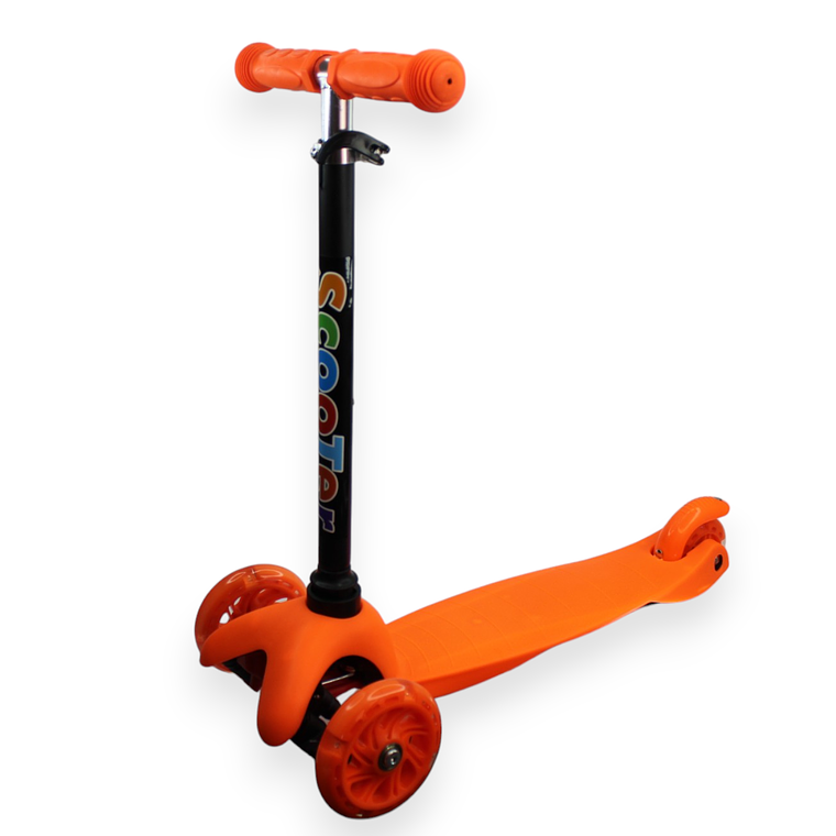 Scooter Monopatín Niño Regulable Luces Led Freno 4