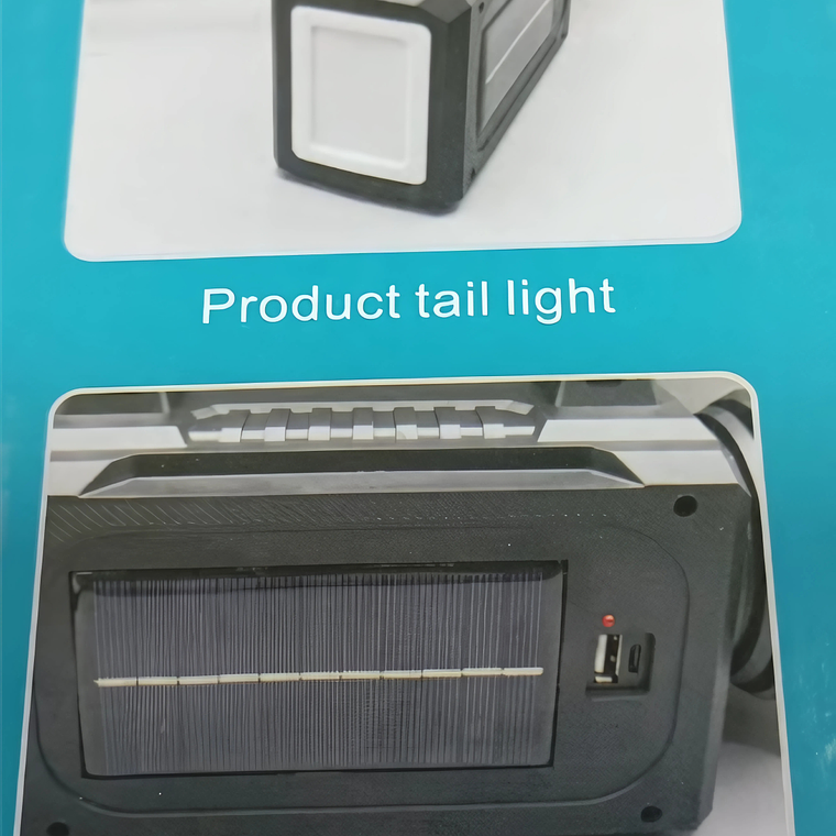 Linterna Carga Solar Multiples Funciones 6