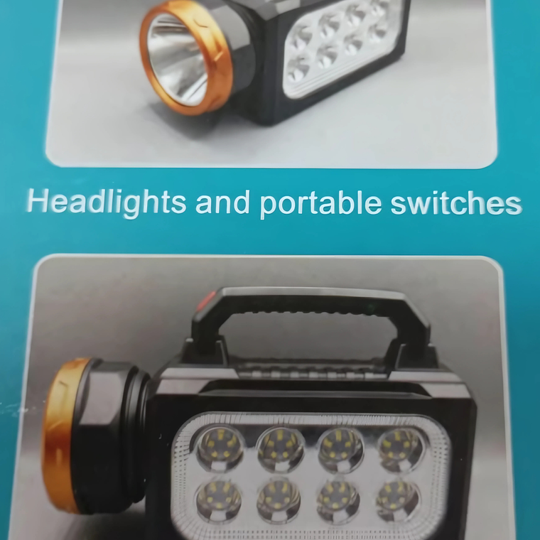 Linterna Carga Solar Multiples Funciones 5