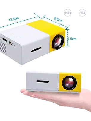 Mini Proyector Led Multimedia Hdmi Usb Sd Av / E-roca
