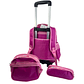Mochila Con Ruedas + Lonchera + Estuche Niña - Miniatura 12