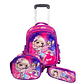 Mochila Con Ruedas + Lonchera + Estuche Niña - Miniatura 30