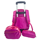 Mochila Con Ruedas + Lonchera + Estuche Niña - Miniatura 27