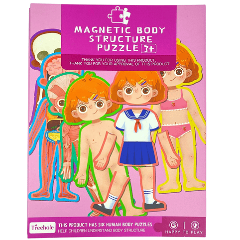 Puzzle Cuerpo Humano Magnético 4