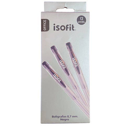 Bolígrafo Gel Isofit 0.7 MM 12 Uni. 6