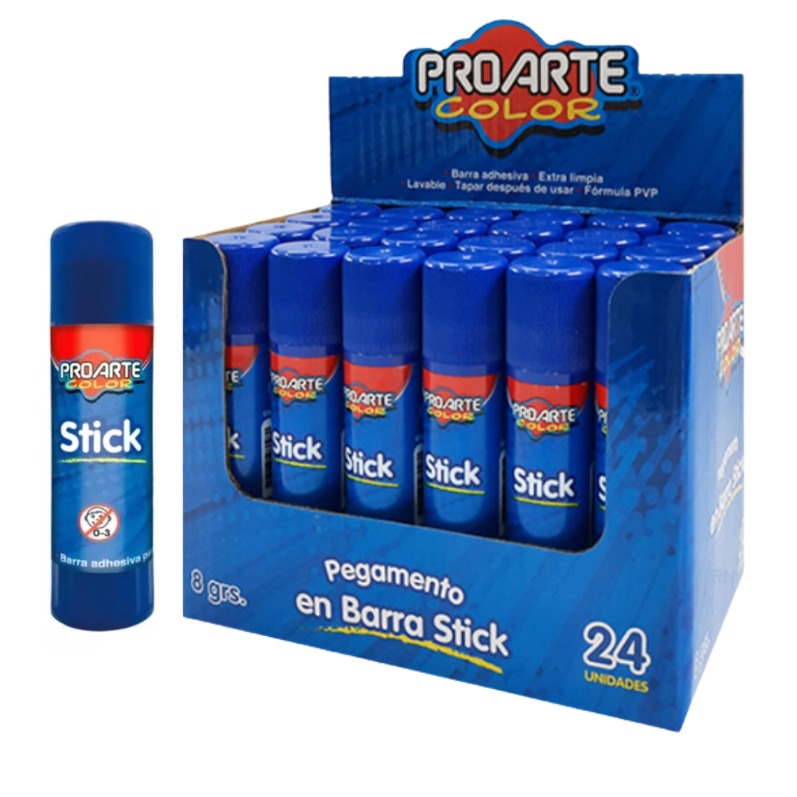 Stick Fix 8 Grs Proarte 24 unidades 1