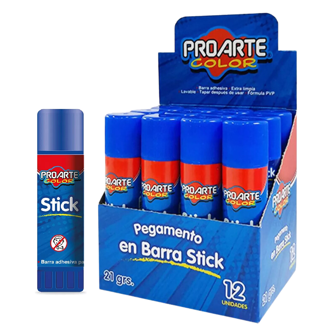 Stick Fix 21 Grs Proarte 12 unidades 1