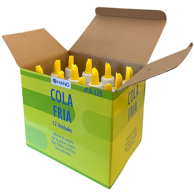 Cola Fría blanca Hand 120 gr 12 unidades 3