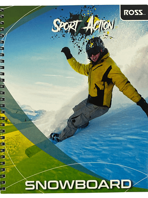Pack 10 Cuadernos Sport Action 7MM 100 Hojas