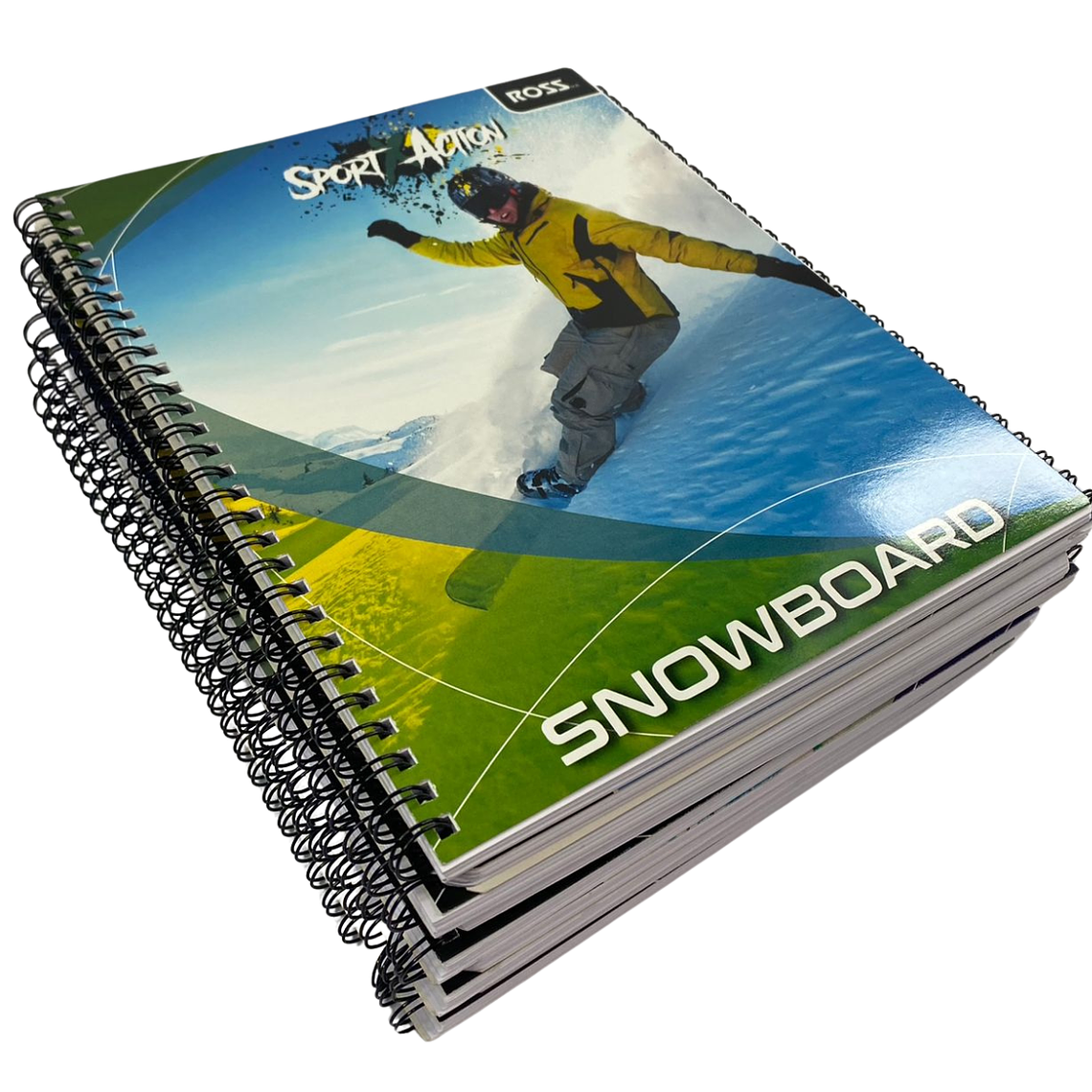 Pack 10 Cuadernos Sport Action 7MM 100 Hojas 1