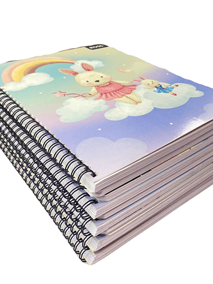 Pack 10 Cuadernos Niña Matemáticas 7MM 100 Hojas