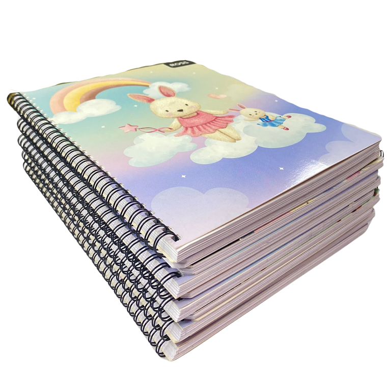 Pack 10 Cuadernos Niña Matemáticas 7MM 100 Hojas 1