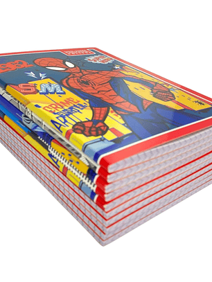 Pack 10 Cuadernos College Spiderman 7 MM Proarte 80 hojas 
