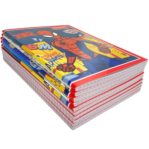 Pack 10 Cuadernos College Spiderman 7 MM Proarte 80 hojas  1