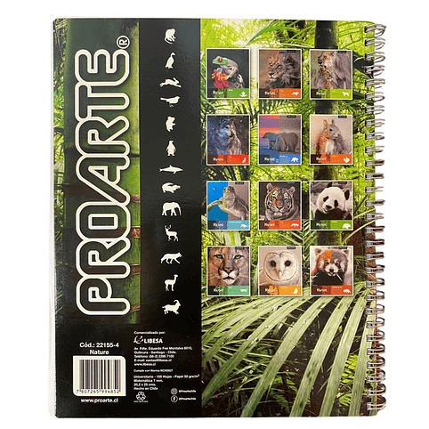 Pack 10 Cuadernos Nature Matemáticas 7MM 100 Hojas 3