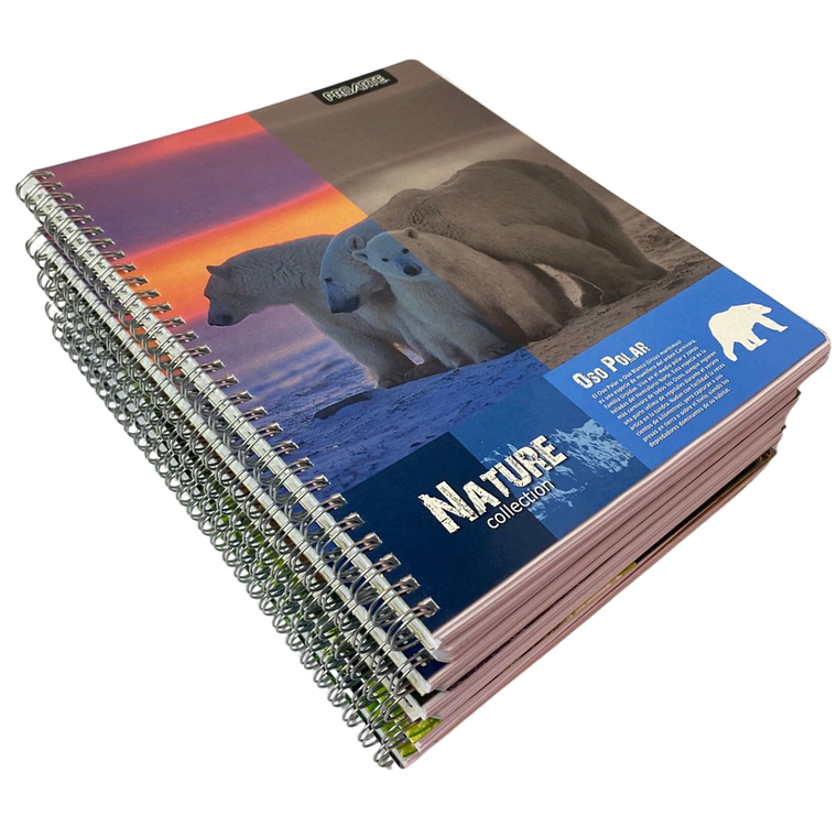 Pack 10 Cuadernos Nature Matemáticas 7MM 100 Hojas 1