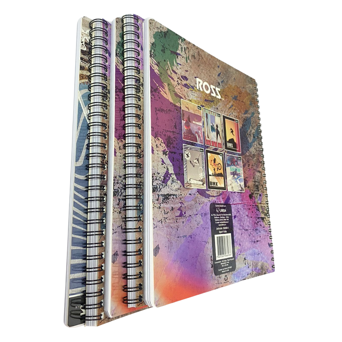 Pack 5 Cuadernos Sport Kids Matemáticas 7MM 100 Hojas 4