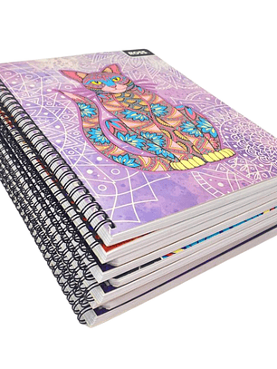 Pack 10 Cuadernos Mandalas 7MM 100 Hojas
