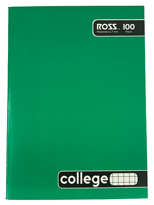 Pack 10 Cuadernos College 7MM 100 Hojas