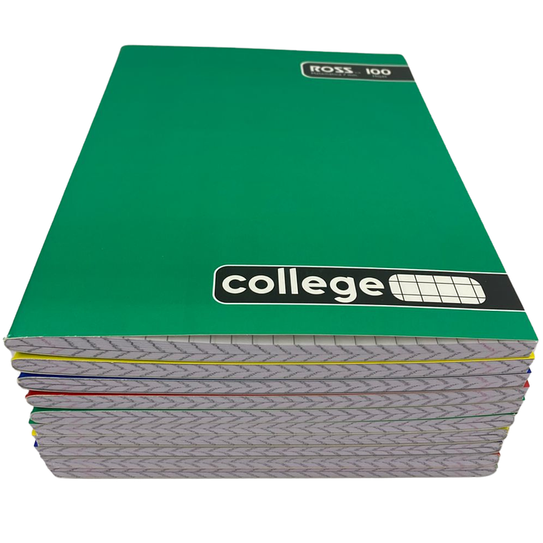Pack 10 Cuadernos College 7MM 100 Hojas 3