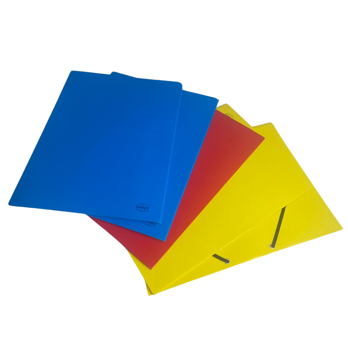 Pack 5 Carpetas C/Solapa y Elástico Oficio Hand 4