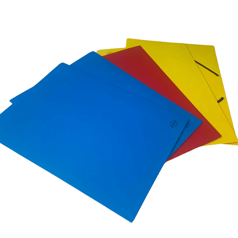 Pack 5 Carpetas C/Solapa y Elástico Oficio Hand 3