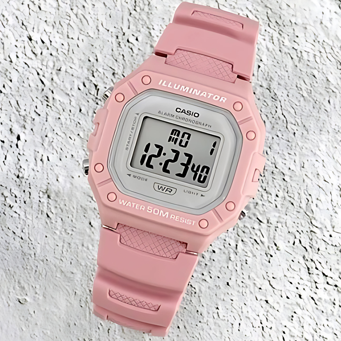 Reloj Digital Casio Mujer Correa Resina 4