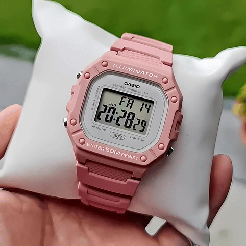 Reloj Digital Casio Mujer Correa Resina 3