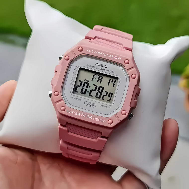 Reloj Digital Casio Mujer Correa Resina 3