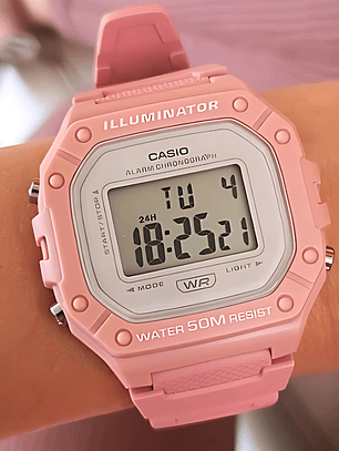 Reloj Digital Casio Mujer Correa Resina