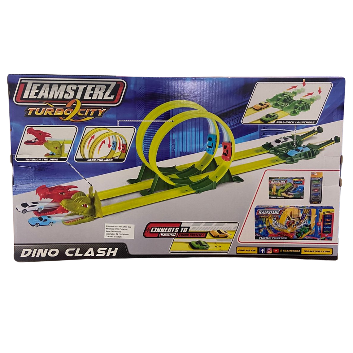 Pista Dina Clash + 2 Autos TZ 4