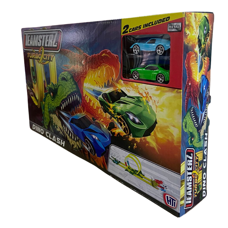 Pista Dina Clash + 2 Autos TZ 2