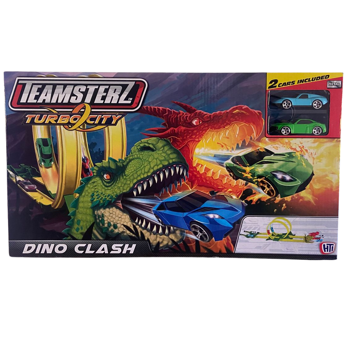 Pista Dina Clash + 2 Autos TZ 1