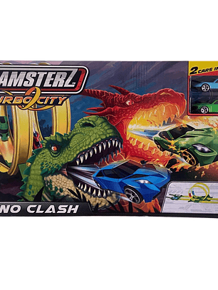 Pista Dina Clash + 2 Autos TZ