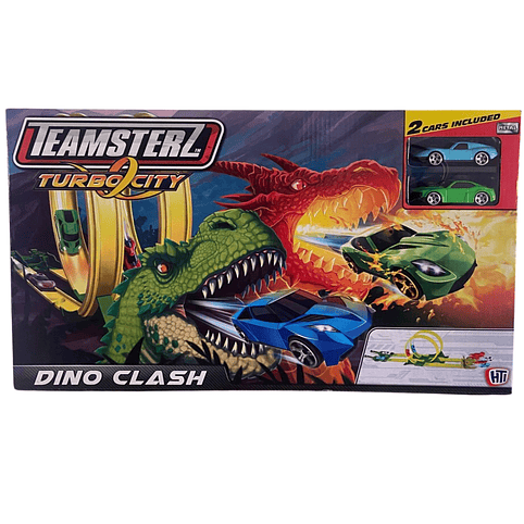 Pista Dina Clash + 2 Autos TZ 1